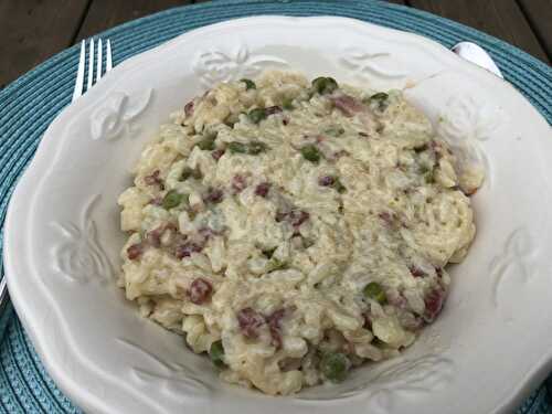 Risotto with bacon