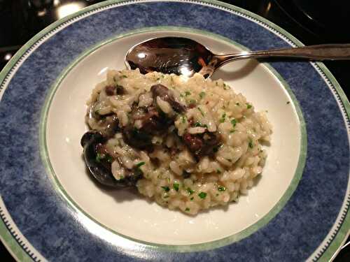 Risotto with snail