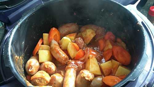 Rougay with sausages in a Nath Van style