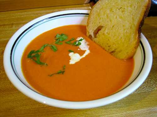 Tomatoes and carrots soup