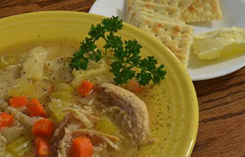 Turkey stew with leeks and carrots