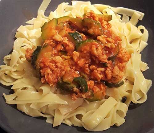 Vegetarian Bolognese sauce from Angelique