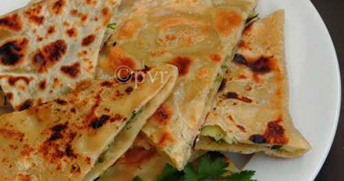 Afghani Bolani/Afghani Potato Stuffed Flatbread