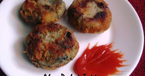 Aloo Palak Tikki