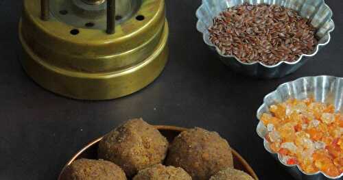 Alsi Ki Pinni/Flax Seeds & Edible Gum Sweet Balls