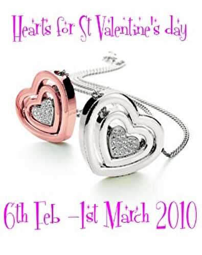 Announcing Hearts For St Valentine's Day Event