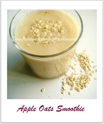 Apple Oats Smoothie