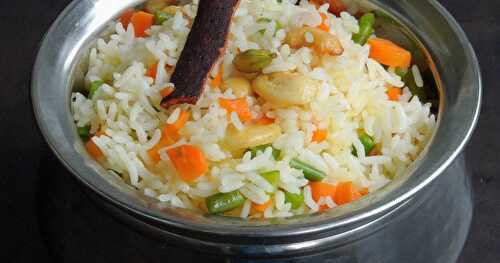 Assamese Sweet Vegetable Pulao