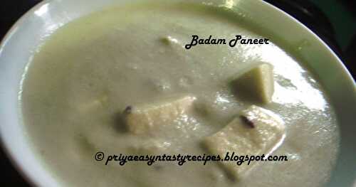 Badam Paneer