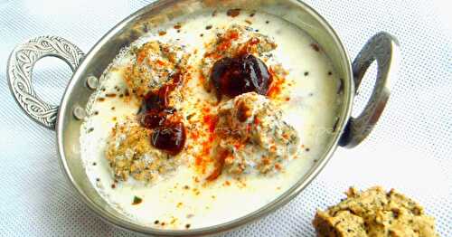 Baked Black Urad Dal Dahi Vada