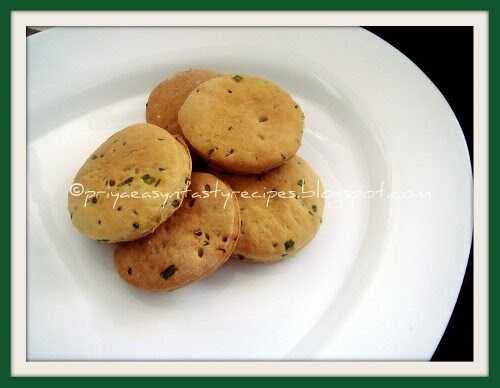 Barley & Spring Onion Biscuits