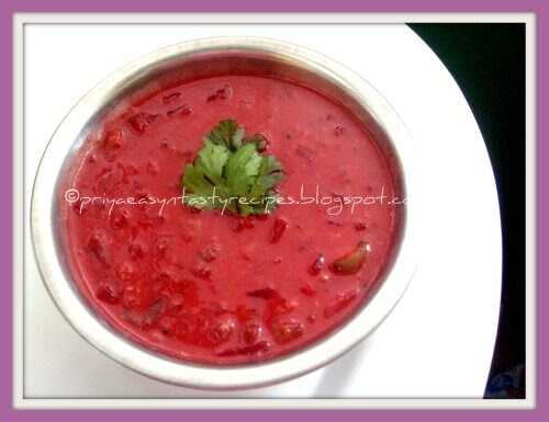 Beets & Oats Kootu