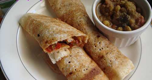Bellpeppers Masala Dosa & Soyachunks n Greenpeas Kurma...Some Awards