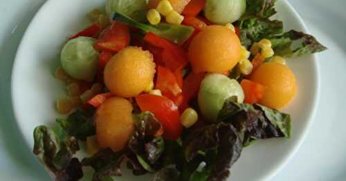 Bellpeppers N Melon Salad