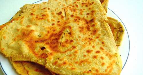 Besan Ki Masala Roti~~IC Challenge