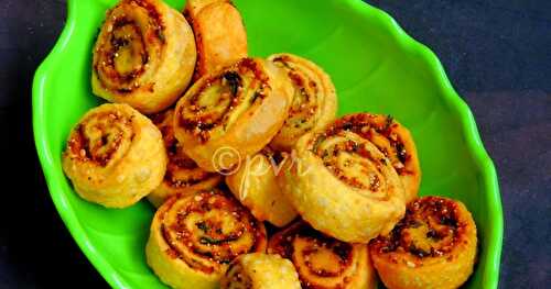 Bhakarwadi - Maharashtrian Crispy Fried Rolls