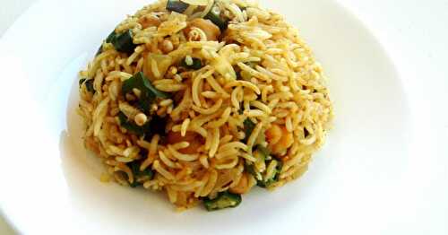 Bhindi & Channa Masala Rice