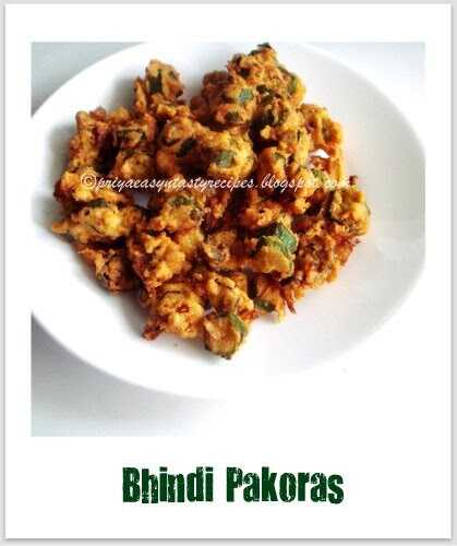 Bhindi Pakoras/Vendaikkai Pakodas