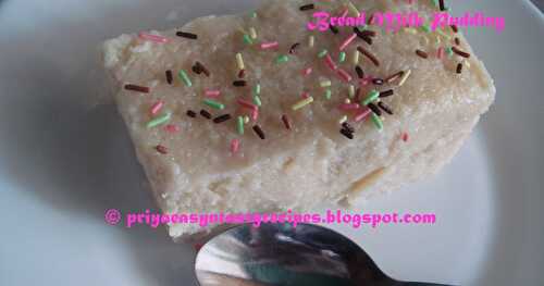 Bread Milk Pudding