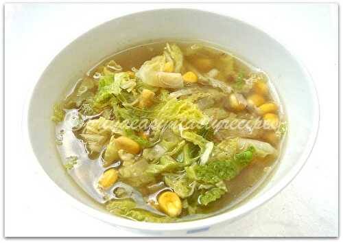 Cabbage & Corn Soup