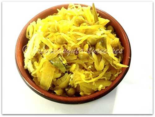 Cabbage Greenpeas Stir-fry