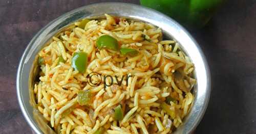 Capsicum & Eggplant Rice