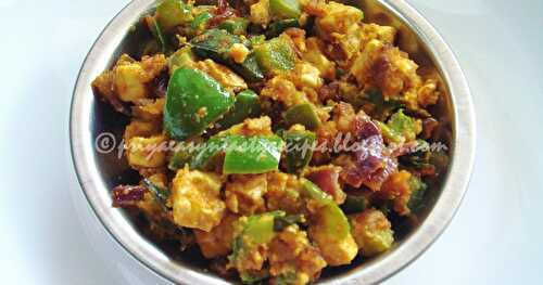 Capsicum & Tofu Zunka