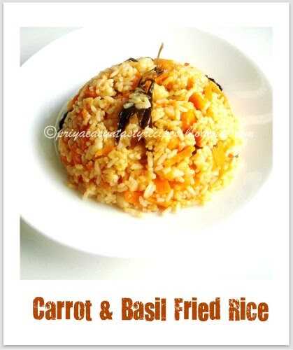 Carrot & Basil Fried Rice