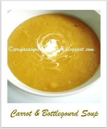 Carrot & Bottlegourd Soup