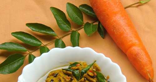 Carrot Curryleaves Chutney