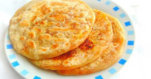 Carrot Halwa Stuffed Poli