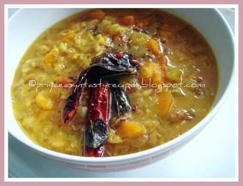 Carrot, Watermelon & Sprouted Fenugreek Kootu