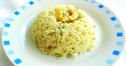 Cashew Brinji Rice