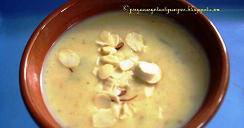 Channadal Flour (Gram Flour) Kheer