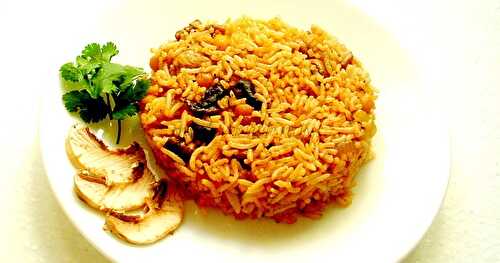 Channadal & Mushroom Tawa Pulao