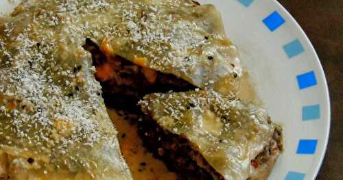 Chatti Pathiri/Kerala Sweet Lasagna/Crepes Layered With Sweet Filling