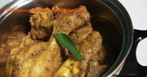 Chettinad Karuveppillai Chicken