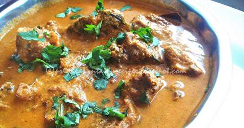 Chettinad Mutton Kuzhambu/Chettinad Mutton Gravy