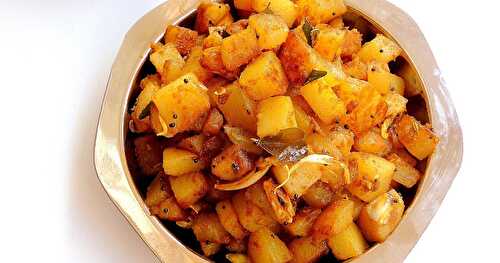 Chettinad Potato Fry/Chettinad Urulaikizhangu Varuval