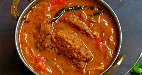 Chettinad Saiva Meen Kuzhambu/Vegetarian Fish Gravy