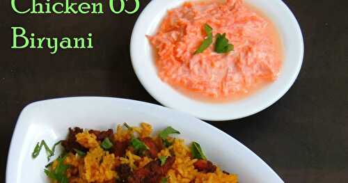 Chicken 65 Biriyani/Chicken 65 Biryani