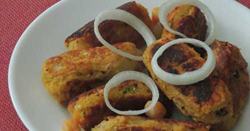 Chickpeas Shami Kebab/Vegetarian Channa Shaami Kebab
