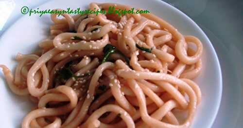Chilled Sesame Udon Salad