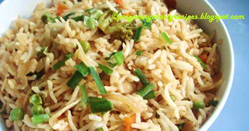 Chinese Vegetable Fried Rice - Version 2