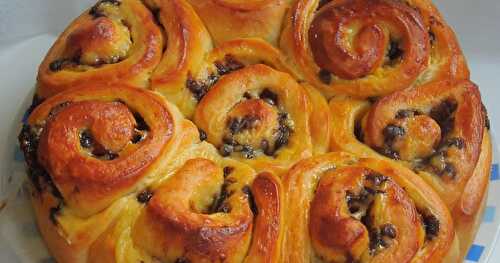 Chinois aux Pépites de Chocolat/Snail Cake/Schneckenkuchen