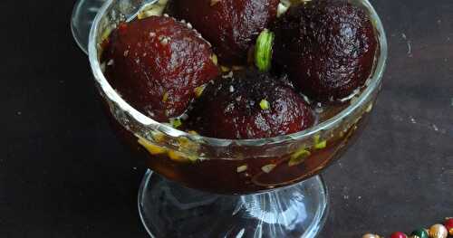 Chocolate Gulab Jamuns/Dark Chocolate Gulab Jamuns