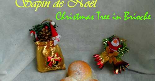 Christmas Tree in Brioche / Sapin de Noel