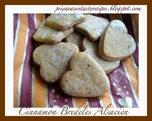Cinnamon Bredeles Alsacien/Cinnamon Alsacien Butter Cookies