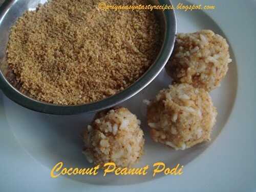Coconut Peanut Podi/Powder