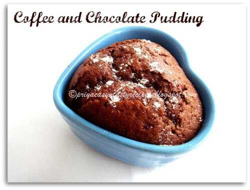 Coffee and Chocolate Pudding~~Sweet Punch